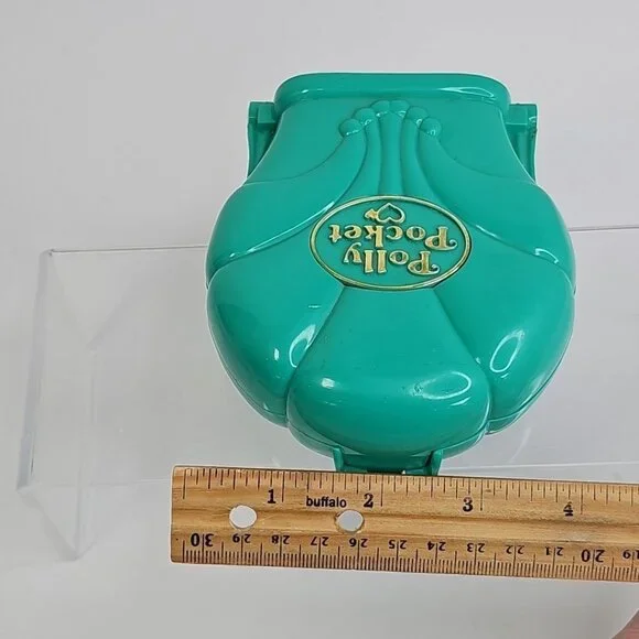 Polly Pocket Splash & Slide Water Park Teal Compact (Bluebird, 1995) Playset - Picture 11 of 11